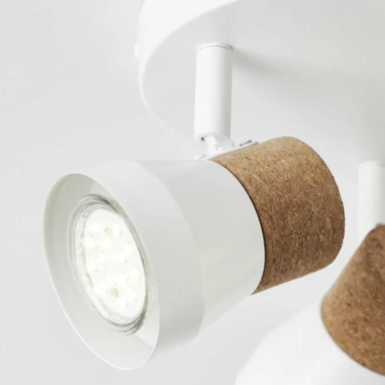 Spot Brilliant Moka Blanc, 3 lumières