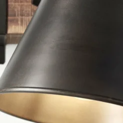 Spot Brilliant Plow Noir, 1 lumière