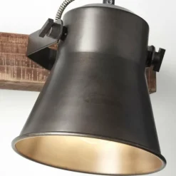 Spot Brilliant Plow Noir, 1 lumière