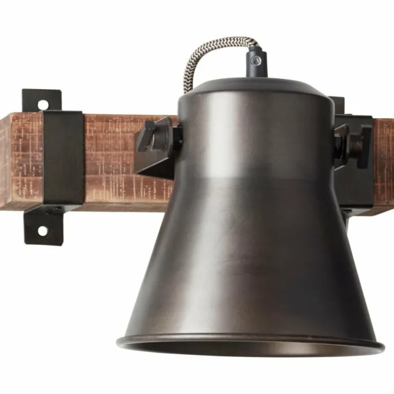 Spot Brilliant Plow Noir, 1 lumière