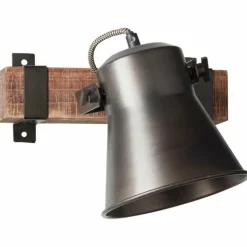 Spot Brilliant Plow Noir, 1 lumière