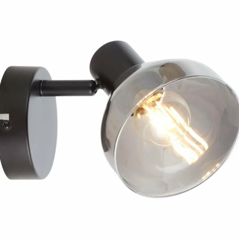 Spot Brilliant Reflekt Noir, 1 lumière