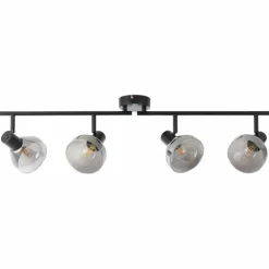 Spot Brilliant Reflekt Noir, 4 lumières