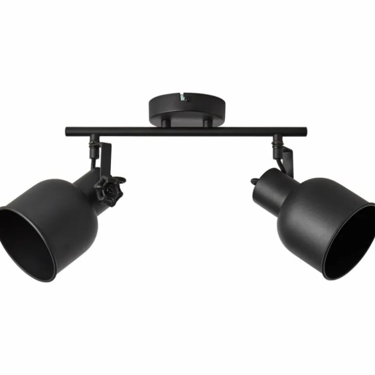 Spot Brilliant Rolet Noir, 2 lumières
