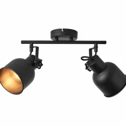 Spot Brilliant Rolet Noir, 2 lumières