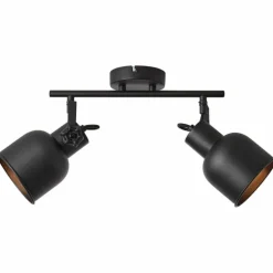Spot Brilliant Rolet Noir, 2 lumières