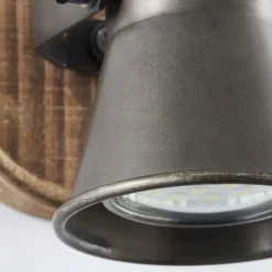 Spot Brilliant Seed Bois foncé, Noir, 1 lumière