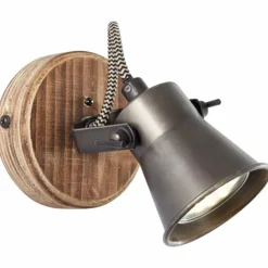 Spot Brilliant Seed Bois foncé, Noir, 1 lumière