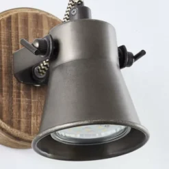 Spot Brilliant Seed Bois foncé, Noir, 1 lumière