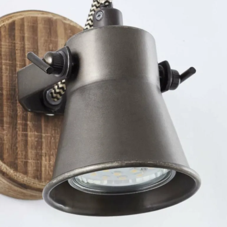 Spot Brilliant Seed Bois foncé, Noir, 1 lumière