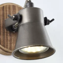 Spot Brilliant Seed Bois foncé, Noir, 1 lumière