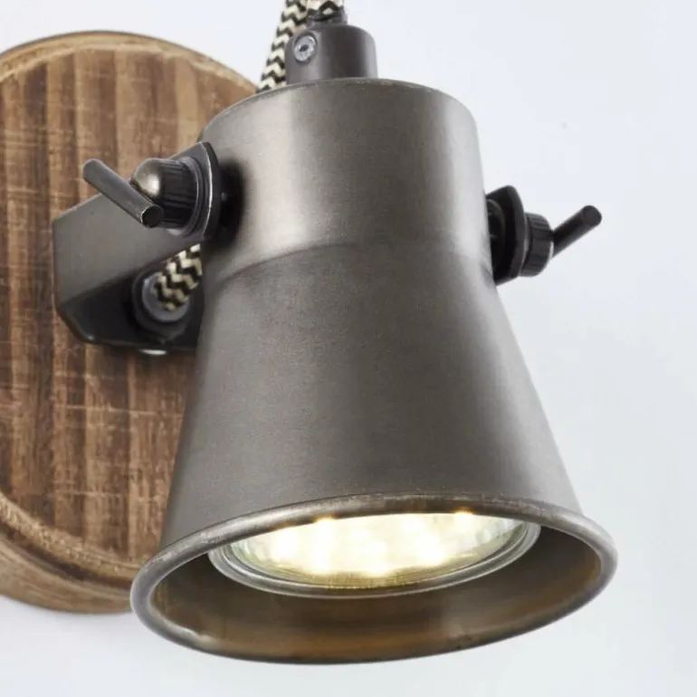 Spot Brilliant Seed Bois foncé, Noir, 1 lumière