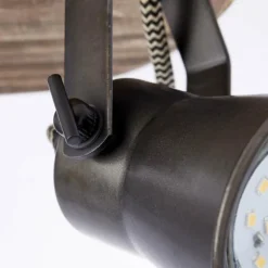 Spot Brilliant Seed Bois foncé, Noir, 2 lumières