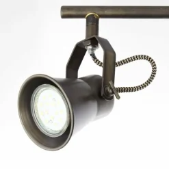 Spot Brilliant Seed Bois foncé, Noir, 4 lumières