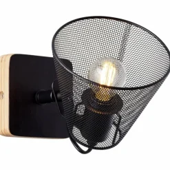 Spot Brilliant Whole Bois foncé, Noir, 1 lumière