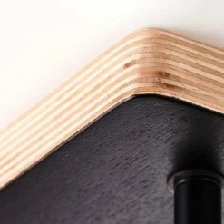 Spot Brilliant Whole Bois foncé, Noir, 2 lumières