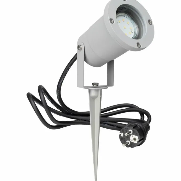 Spot de jardin Brilliant Janko LED Gris, 1 lumière
