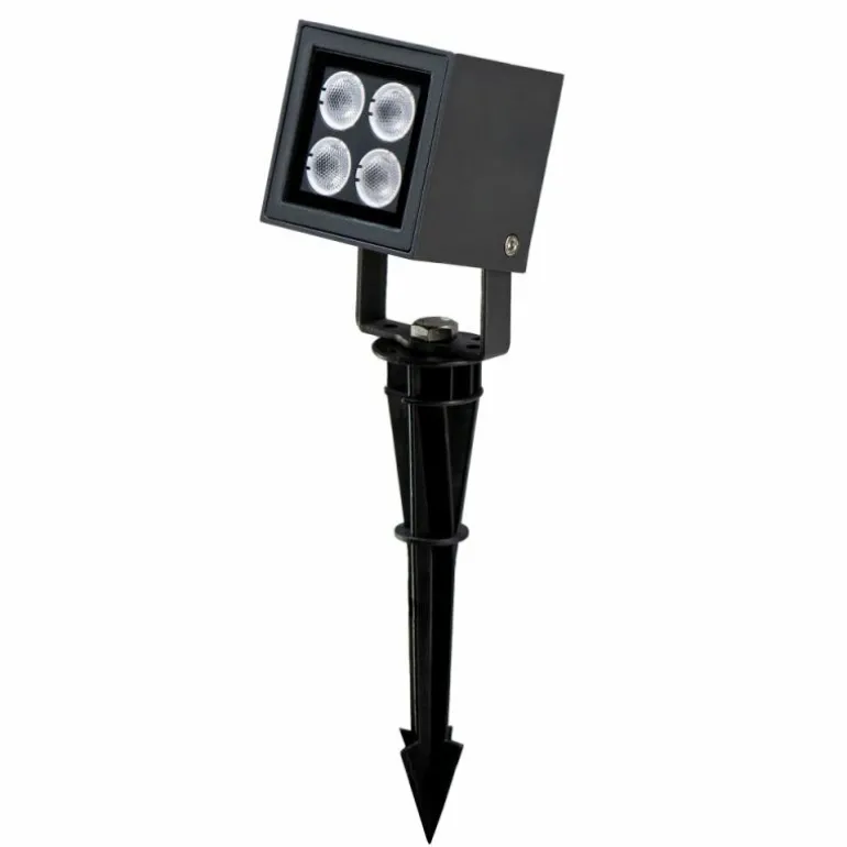 Spot de jardin CMD AQUA LED Anthracite, 4 lumières