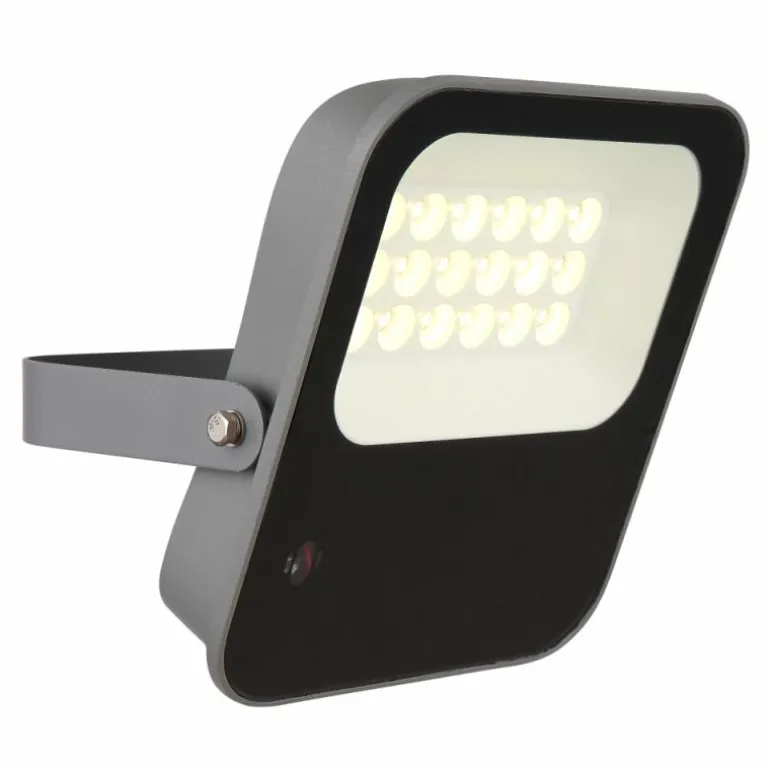 Spot de jardin Globo SOLAR LED Gris, 1 lumière, Télécommandes