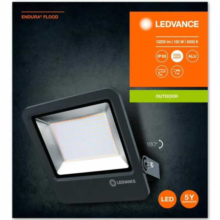 Spot de jardin LEDVANCE ENDURA® Gris, 1 lumière