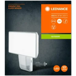 Spot de jardin LEDVANCE ENDURA® Blanc, 1 lumière, Détecteur de mouvement