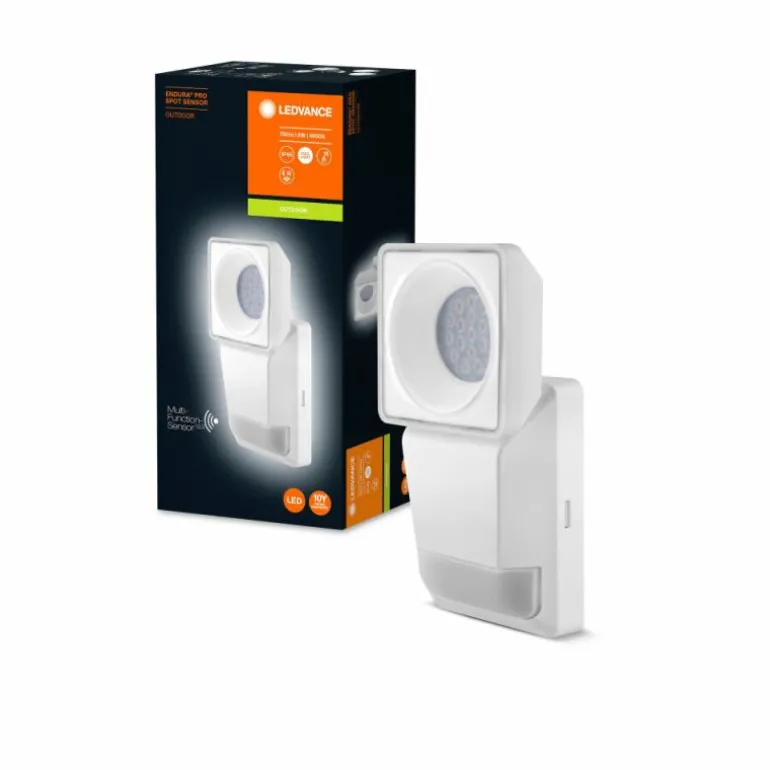 Spot de jardin LEDVANCE ENDURA® Blanc, 1 lumière, Détecteur de mouvement