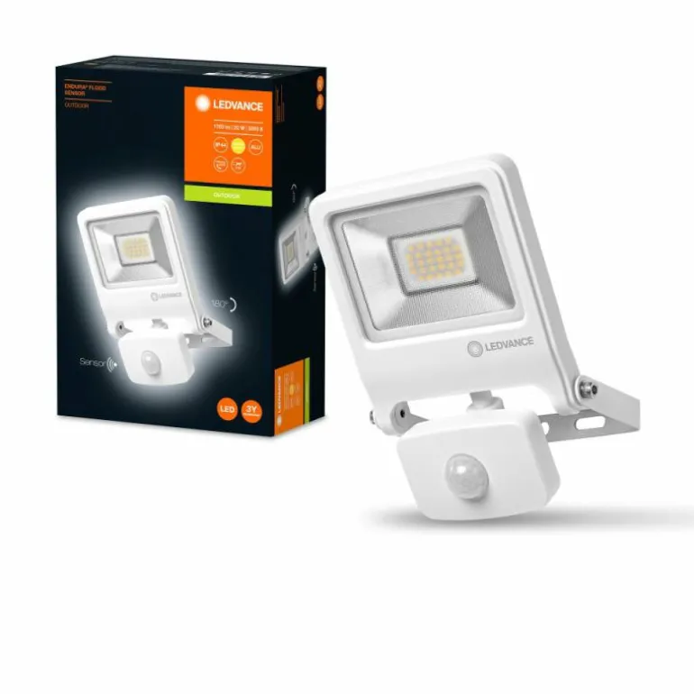 Spot de jardin LEDVANCE ENDURA® Blanc, 1 lumière, Détecteur de mouvement