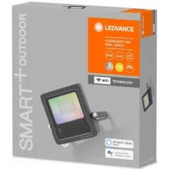 Spot de jardin LEDVANCE SMART+ Gris, 1 lumière, Changeur de couleurs