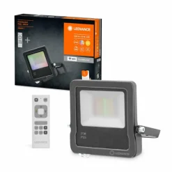 Spot de jardin LEDVANCE SMART+ Anthracite, 1 lumière, Télécommandes, Changeur de couleurs