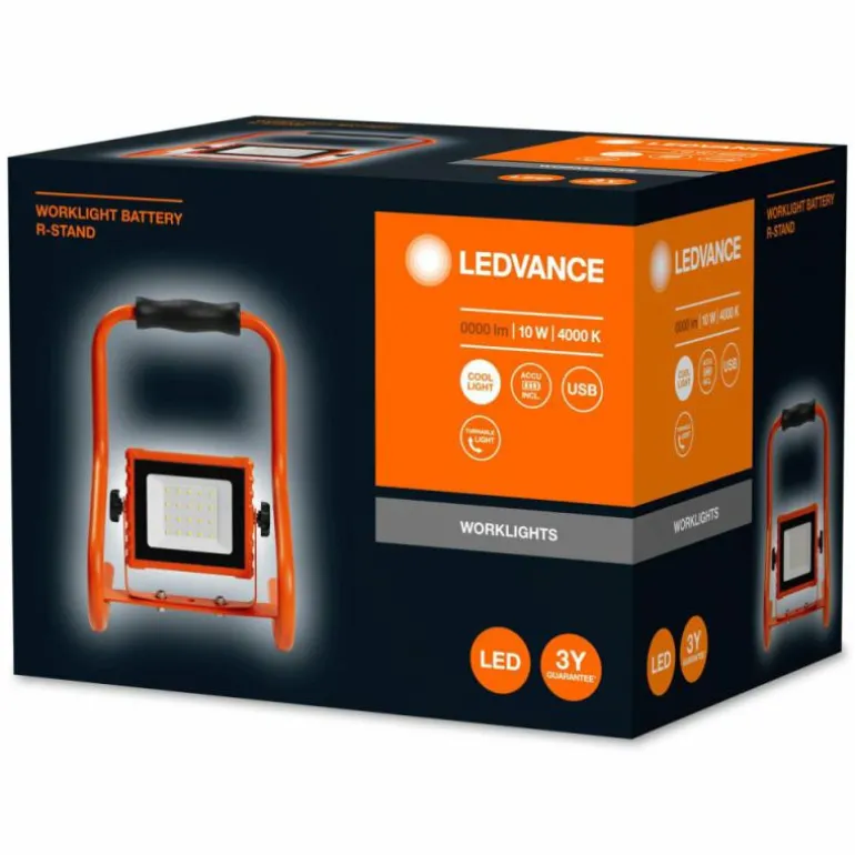 Spot de jardin LEDVANCE WORKLIGHTS Orange, 1 lumière