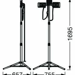 Spot de jardin LEDVANCE WORKLIGHTS Orange, 1 lumière