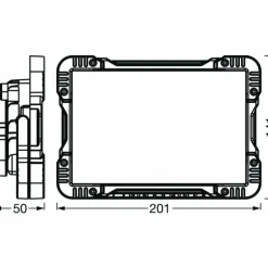 Spot de jardin LEDVANCE WORKLIGHTS Orange, 1 lumière