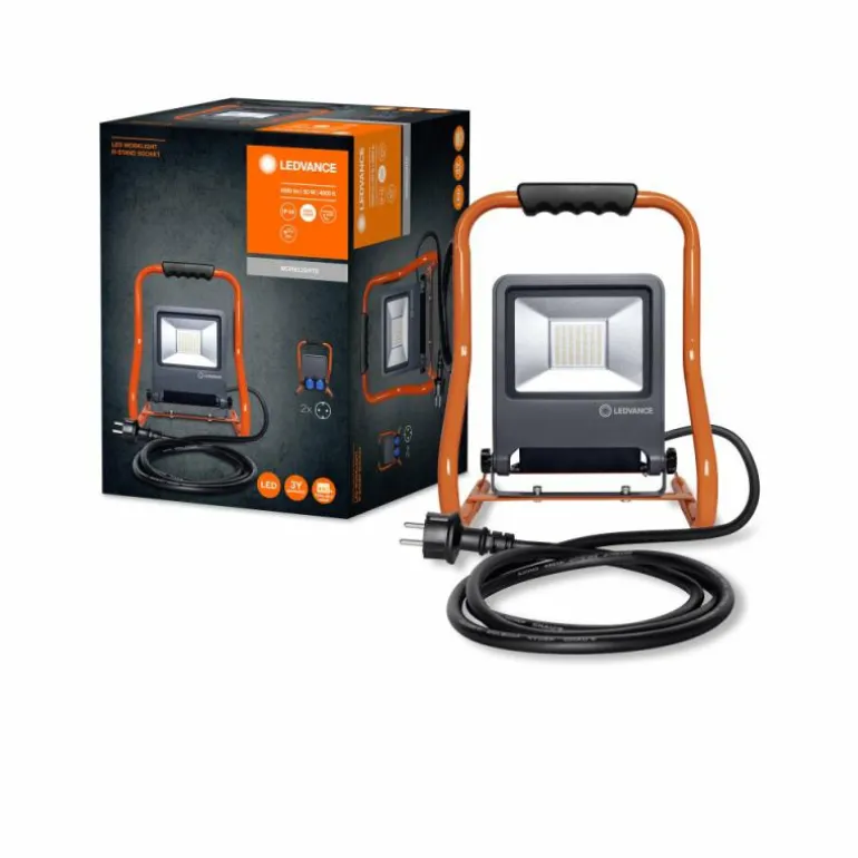 Spot de jardin LEDVANCE WORKLIGHTS Gris, Orange, 1 lumière