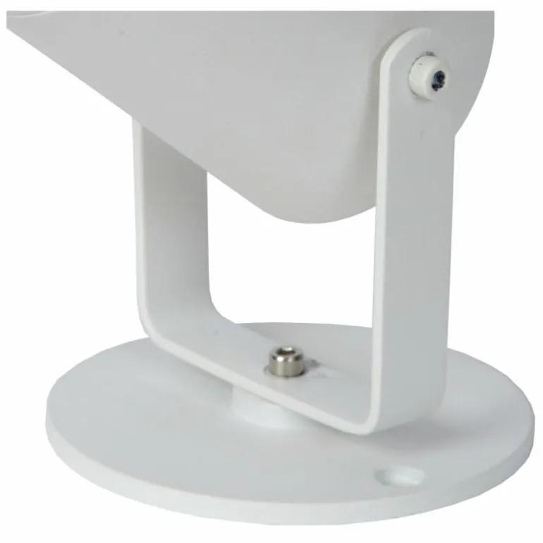 Spot de jardin Lucide TAYLOR Blanc, 1 lumière, Détecteur de mouvement