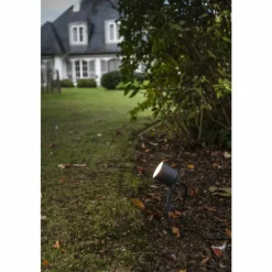 Spot de jardin Lutec Explorer LED Anthracite, 1 lumière