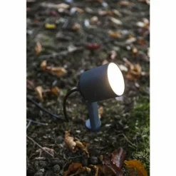 Spot de jardin Lutec Explorer LED Anthracite, 1 lumière