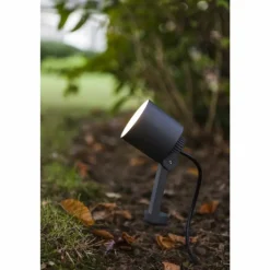 Spot de jardin Lutec Explorer LED Anthracite, 1 lumière