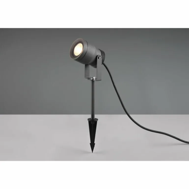 Spot de jardin Trio Mareb LED Anthracite, 1 lumière