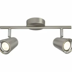 Spot de plafond Brilliant Nifty LED Fer, 2 lumières