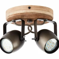 Spot de plafond Brilliant Tool Noir, 2 lumières