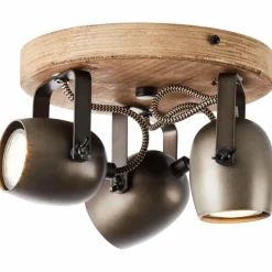 Spot de plafond Brilliant Tool Noir, 3 lumières