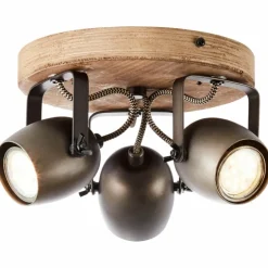 Spot de plafond Brilliant Tool Noir, 3 lumières