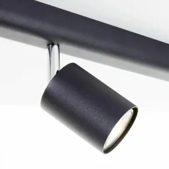 Spot de plafond Brilliant Different Noir, 6 lumières