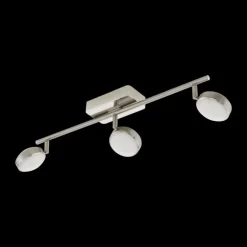 Spot de plafond Eglo CONNECT CORROPOLI-C LED Nickel mat, 3 lumières, Changeur de couleurs