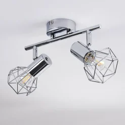 Spot de plafond Globo Xara Chrome, 2 lumières