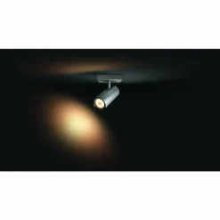 Spot de plafond, kit de base Philips Hue Ambiance White Buratto Argenté, 1 lumière, Télécommandes