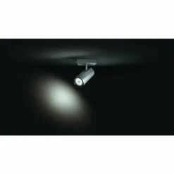 Spot de plafond, kit de base Philips Hue Ambiance White Buratto Argenté, 1 lumière, Télécommandes