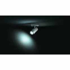 Spot de plafond, kit de base Philips Hue Ambiance White Buratto Argenté, 1 lumière, Télécommandes