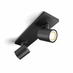 Spot de plafond, kit de base Philips Hue Ambiance White Runner Noir, 2 lumières, Télécommandes