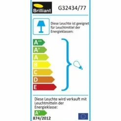 Spot de plafond LED Brilliant Leuchten Chrome, Nickel mat, Blanc, 3 lumières